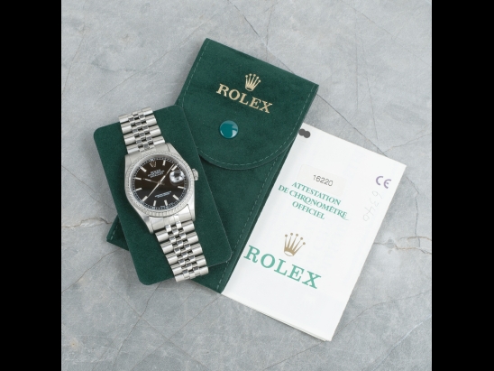 劳力士 (Rolex) Datejust 36 Jubilee Nero Royal Black Onyx - Rolex Guarantee 16220